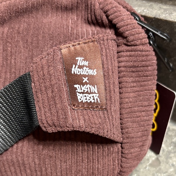 Tim Hortons x Justin Bieber Brown Crossbody Bag - Picture 5 of 10